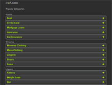 Tablet Screenshot of iraf.com